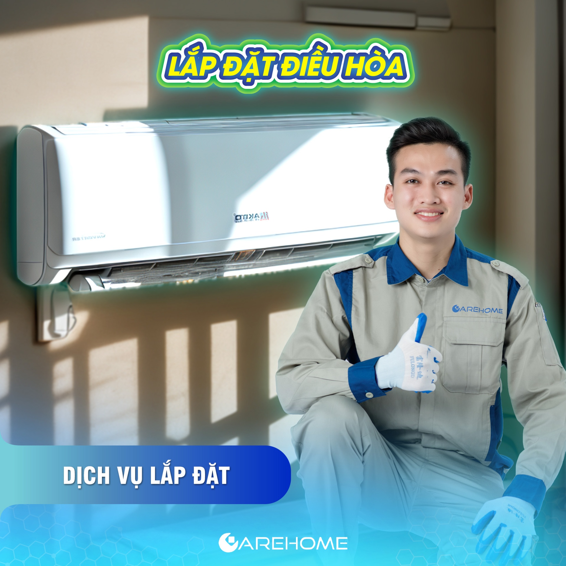 LẮP ĐẶT ĐIỀU HOÀ