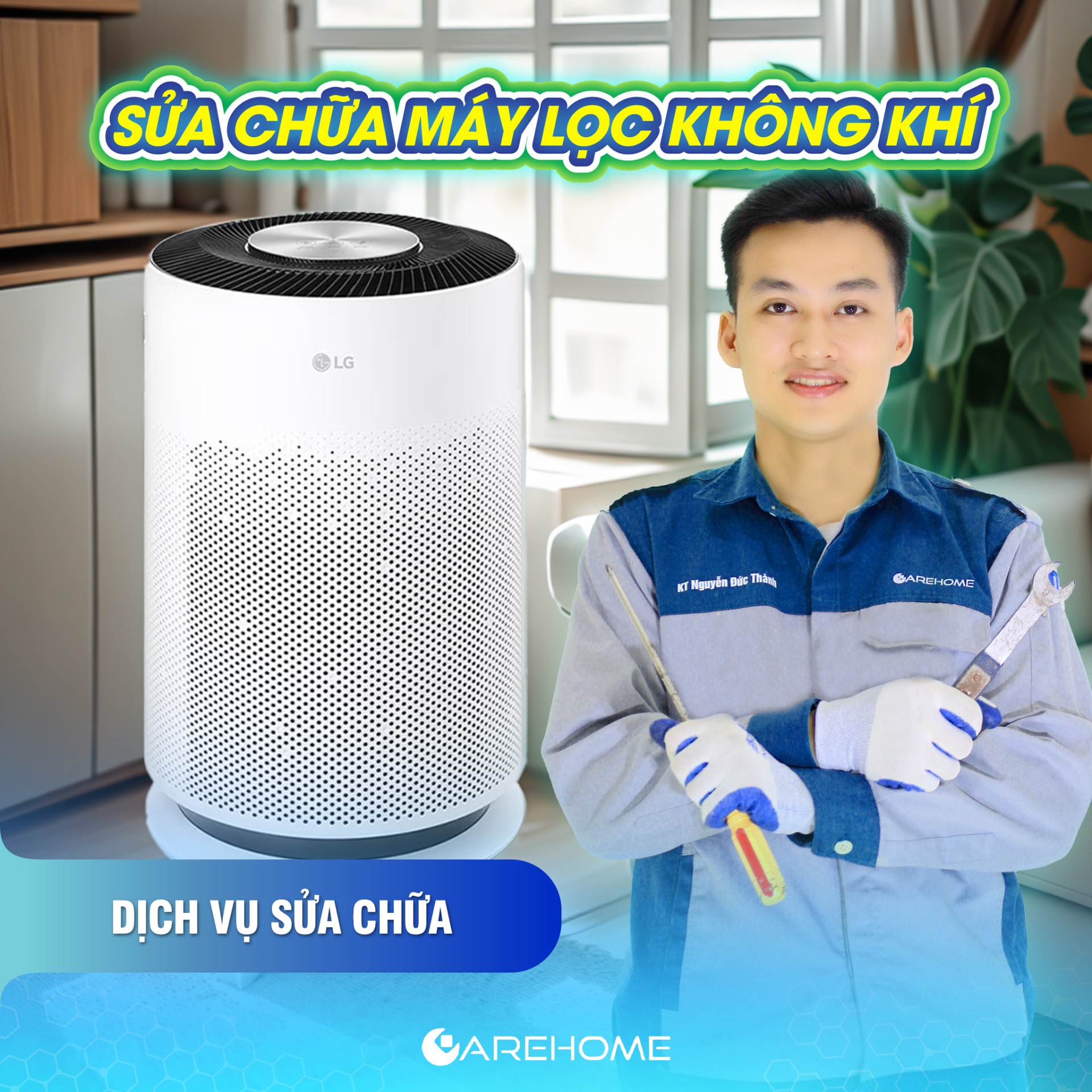 SỬA CHỮA MÁY LỌC KHÔNG KHÍ