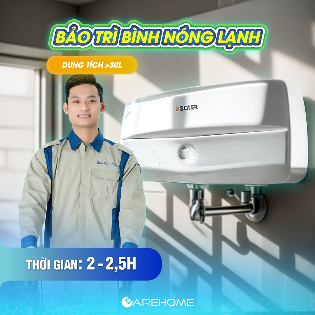 BẢO TRÌ BÌNH NÓNG LẠNH >30L