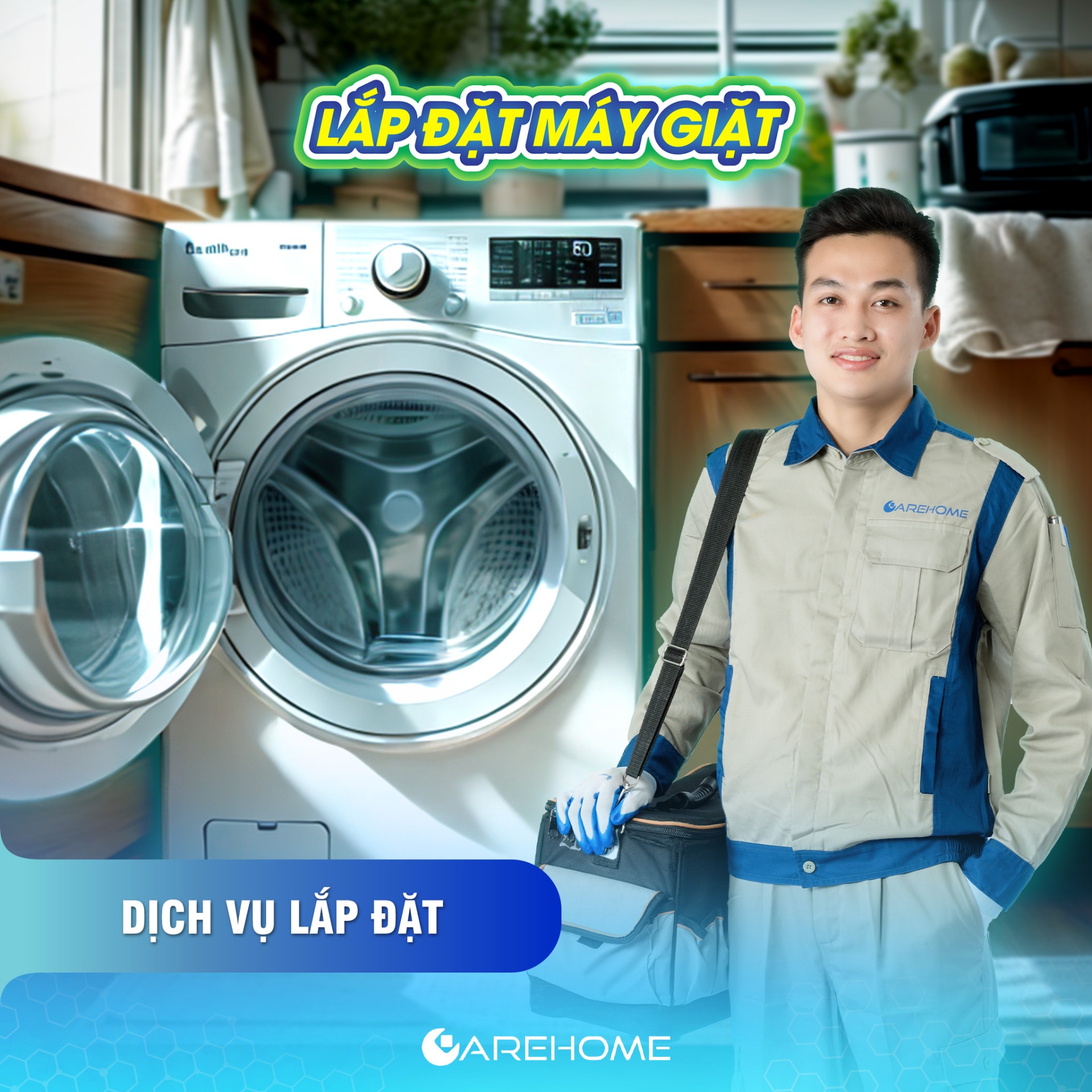 LẮP ĐẶT MÁY GIẶT