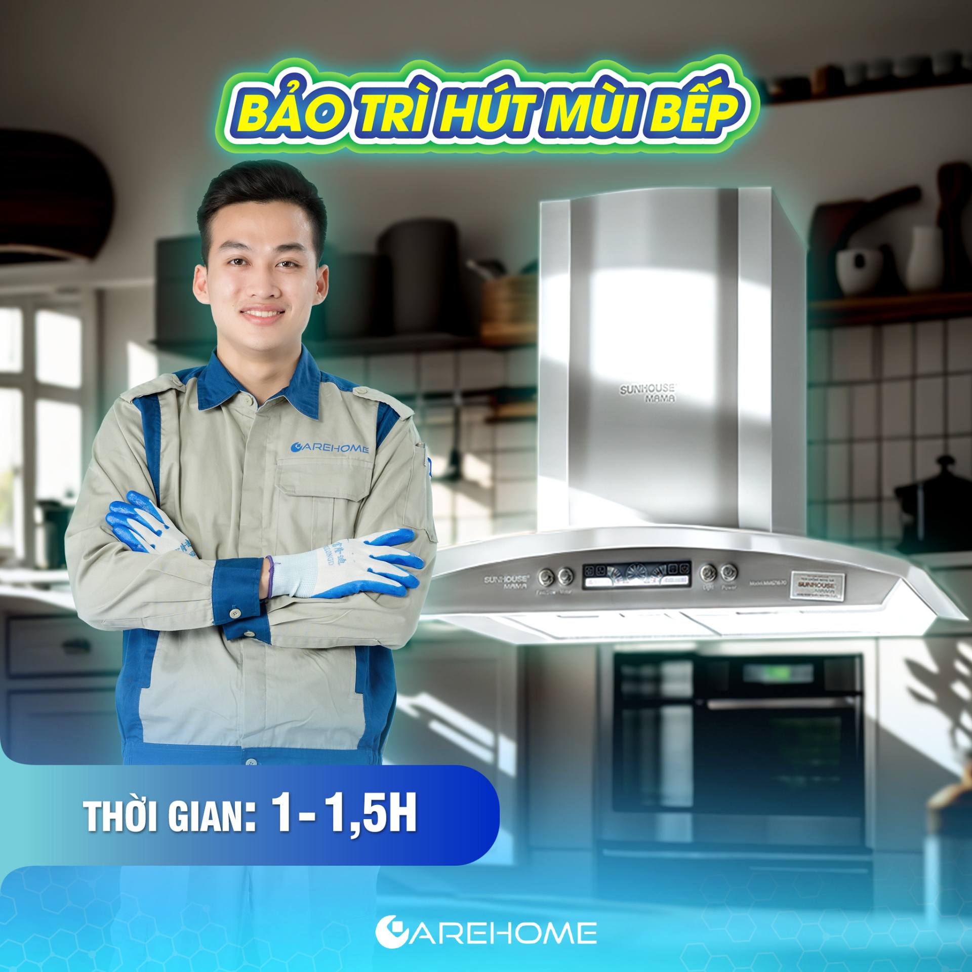 BẢO TRÌ HÚT MÙI BẾP