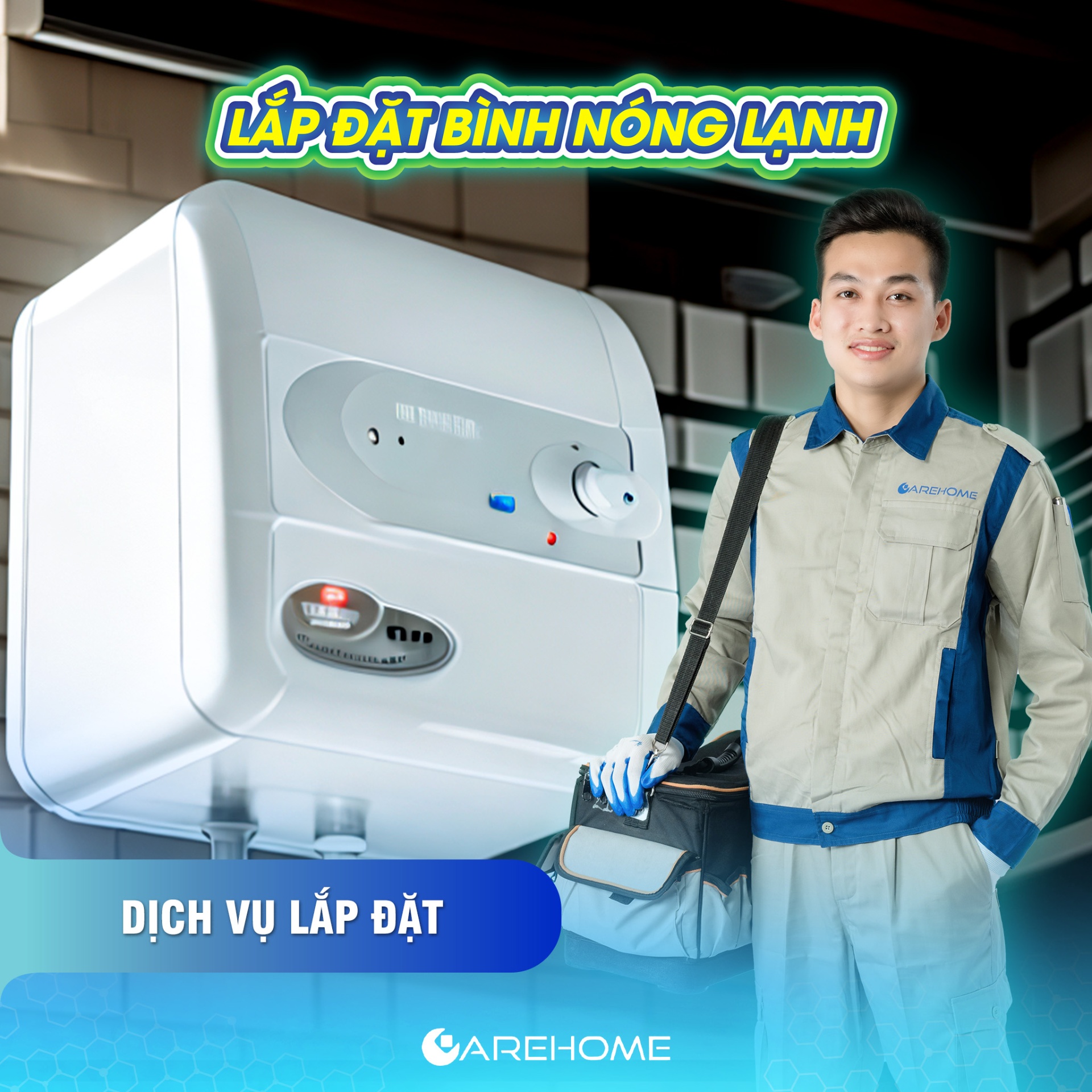 LẮP ĐẶT BÌNH NÓNG LẠNH